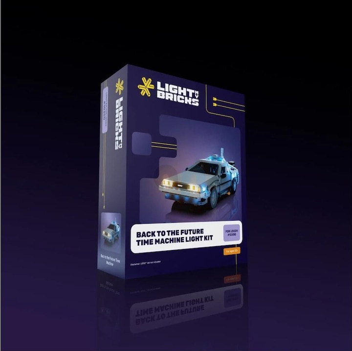 Produktbild Light my bricks LMB 2.0 LED Licht Set für LEGO 10300 Die Zeitmaschine aus Zurück in die Zukunft