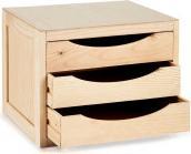 Immagine prodotto Kipit cassettiera in legno 3 cassetti (39 x 30 x 29 cm)