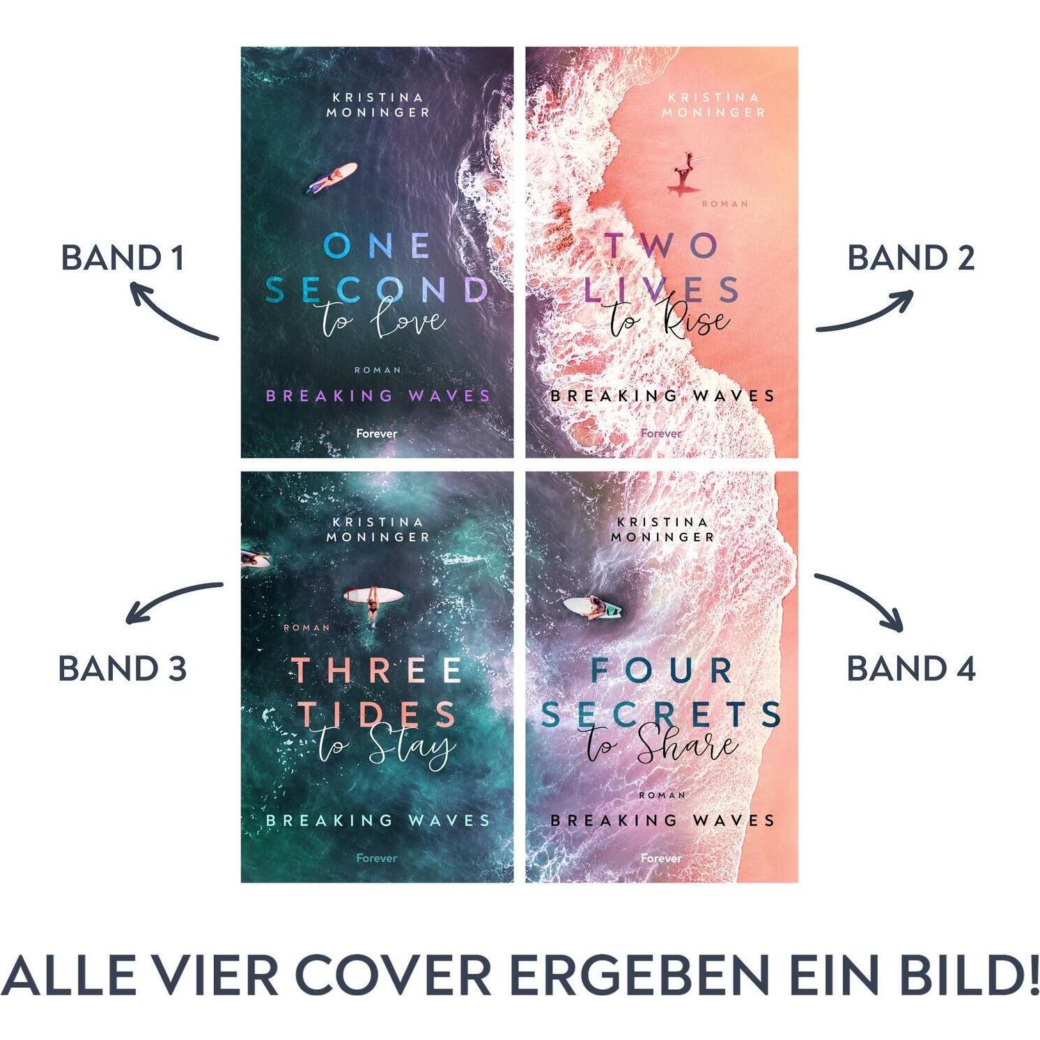 Thumbnail - Four Secrets to Share (Breaking Waves 4), Belletristik von Kristina Moninger