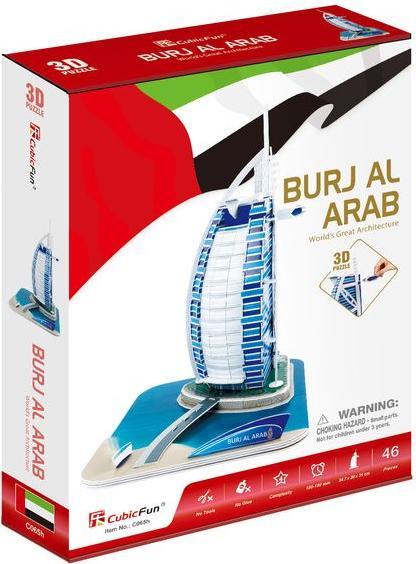 Immagine prodotto Cubicfun Puzzle 3d Budynek Buraj Al. Arabia (46 pezzi)