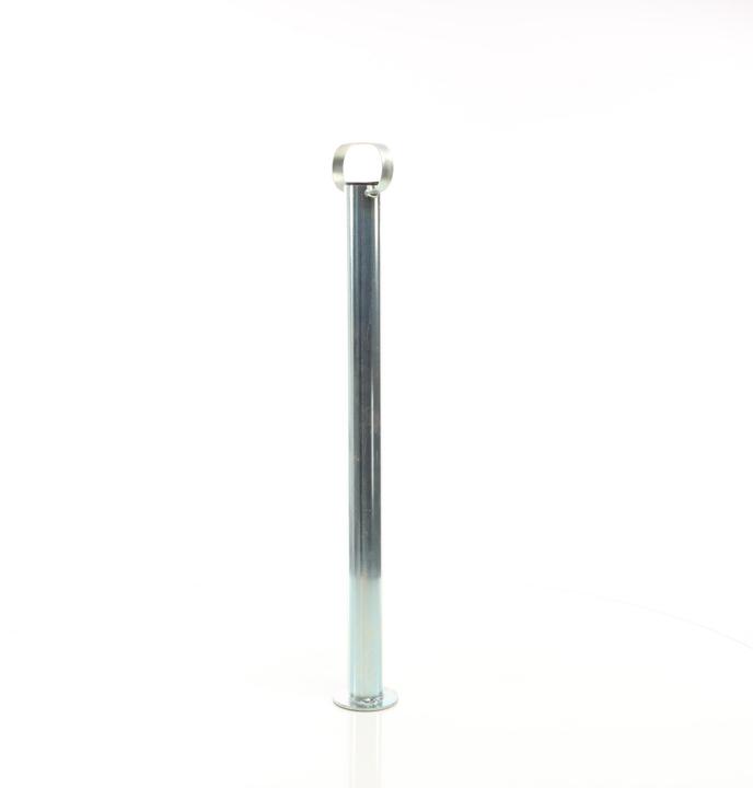 Actual product image Wiltec Trailer Prop Stand Ø 48 mm Made of Galvanised Steel with Sturdy Handle