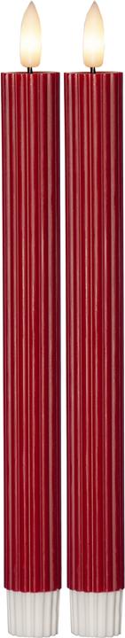 Produktbild Star Trading LED Dinner Kerze 2P Flamme Stripe (2 x)