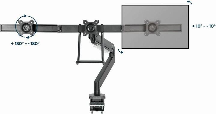 Produktbild Gembird MA-DA3-03 (Tisch, 27", 9 kg)