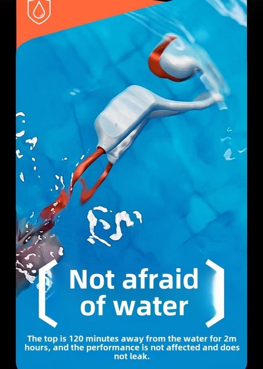 Produktbild PhoneLook Bluetooth 5.4 Wasserdichte kabellose Knochenleitungs-Kopfhörer für Sport und Schwimmen mit 32 GB int (Kabellos)