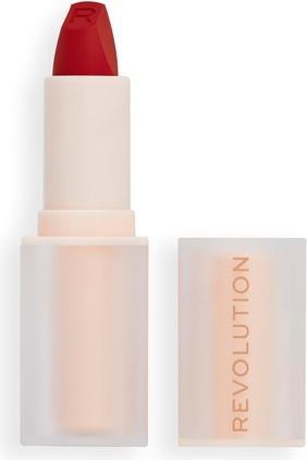 Actual product image Makeup Revolution Lip Allure Soft Satin Lipstick CEO Brick Red (CEO Brick Red)