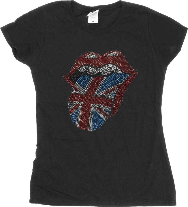 Immagine prodotto The Rolling Stones Classic Maglietta Bandiera del Regno Unito Logo Donna (L)
