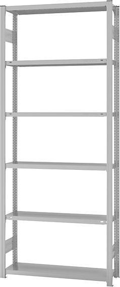Actual product image eurokraft pro System boltless shelving, plastic coated