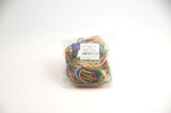Immagine prodotto Alco Anello in gomma 30 120 mm colori assortiti 50 g/confezione. (1 pz.)