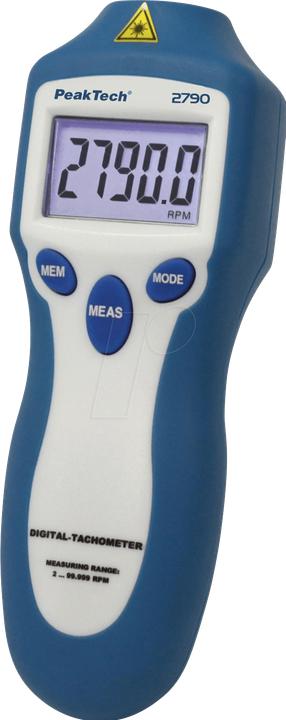 Produktbild Peaktech P 2790 Drehzahlmessgerät