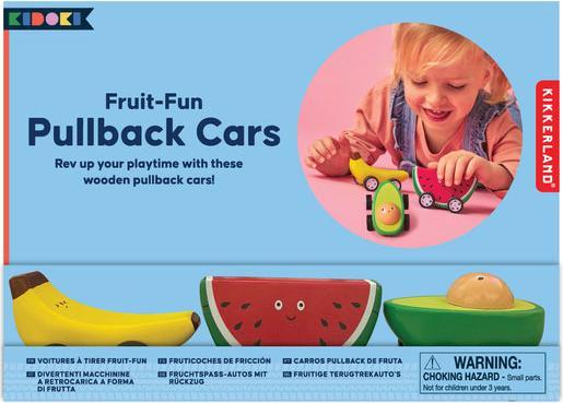 Produktbild Kikkerland Fruit Pull Back Cars