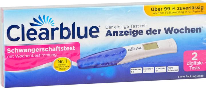 Produktbild Clearblue DIGITAL Schwangerschaftstest 2er (2 x)