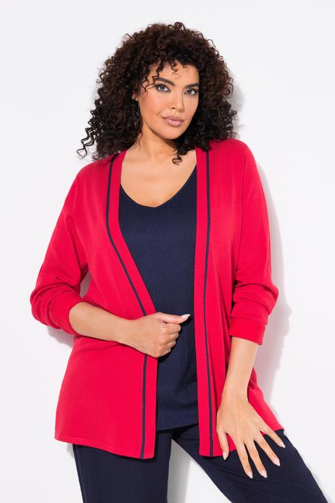 Produktbild Ulla Popken Strickjacke, Schalkragen, Langarm (58)