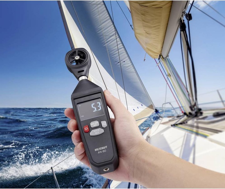 Actual product image Voltcraft AN-80 Anemometer 0.3 to 30 m/s