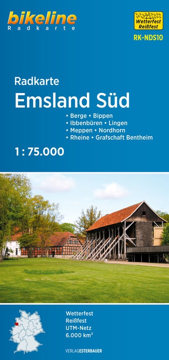 Actual product image Cycle map Emsland South (RK-NDS10)