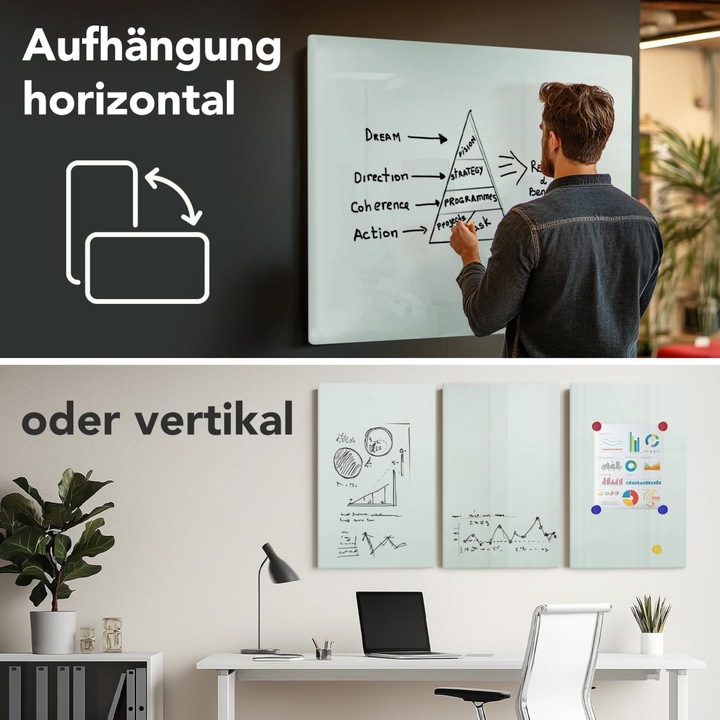 Actual product image Master of Boards Glass board Safety glass (60 x 90 cm)