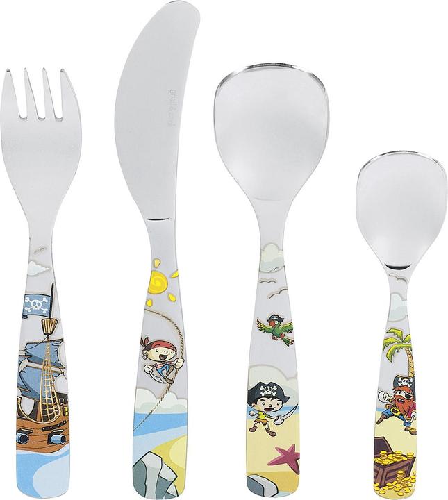 Actual product image Profino Children's cutlery 'Pirate' 4 pieces