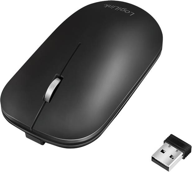 Actual product image LogiLink Kabellose Maus, 2,4 GHz, USB-A-Dongle, schwarz (Wireless)
