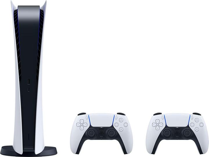 Actual product image Sony PlayStation 5 Digital Edition - Two DualSense Wireless Controllers Bundle (PS5)