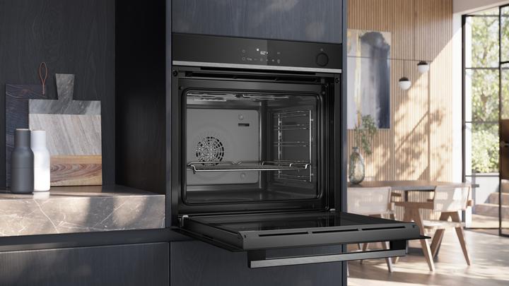 Actual product image Siemens iQ300, Built-in oven with steam support, 60 x 60 cm, stainless steel, HR532GBS3