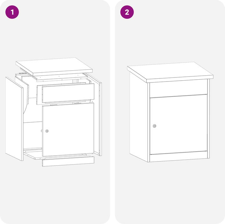 Actual product image vidaXL Paketbox