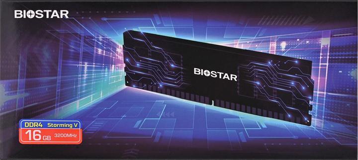 Produktbild Biostar Pamięć DDR4 16GB 3200MHz Heatsink Storming (1 x 16GB, 3200 MHz, DDR4-RAM, DIMM)