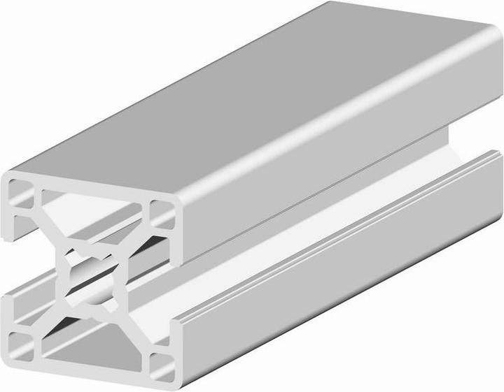 Immagine prodotto RS PRO Profilo a puntone in alluminio 30 x 30 mm, scanalatura a 2 pieghe 8 mm, lunghezza 2 m