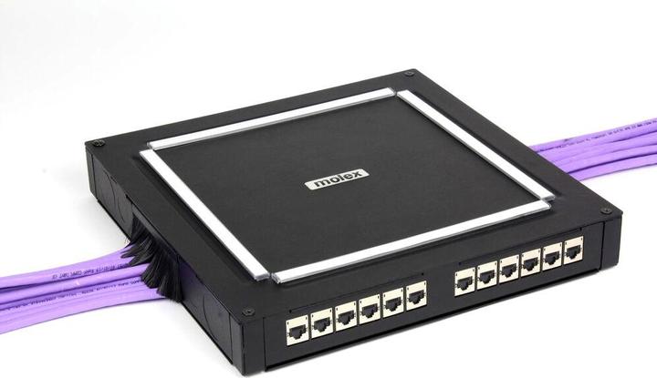 Molex zone enclosure unloaded, 4 ports