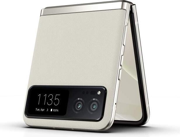 Actual product image Motorola Razr 40 (256 GB, Vanilla cream, 6.90", SIM + eSIM, 5G)