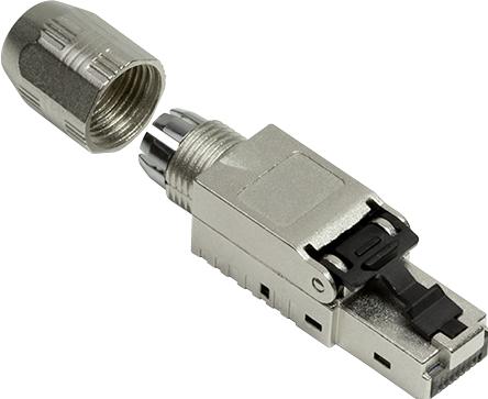 Produktbild LogiLink Feldkonfektionierbarer Stecker, Cat.6A, geschirmt, MPTL getestet (Netzwerkkabel Stecker)