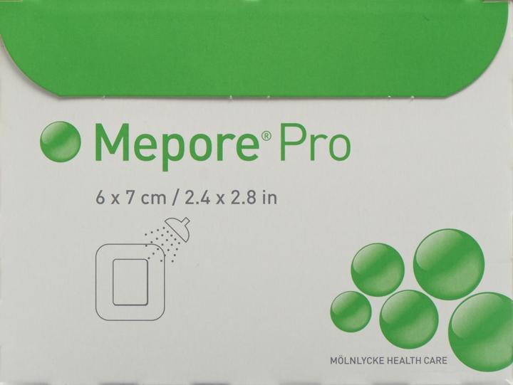 Actual product image Mepore Wundverband 7x6cm Wundkissen 4x3cm steril (60 x)