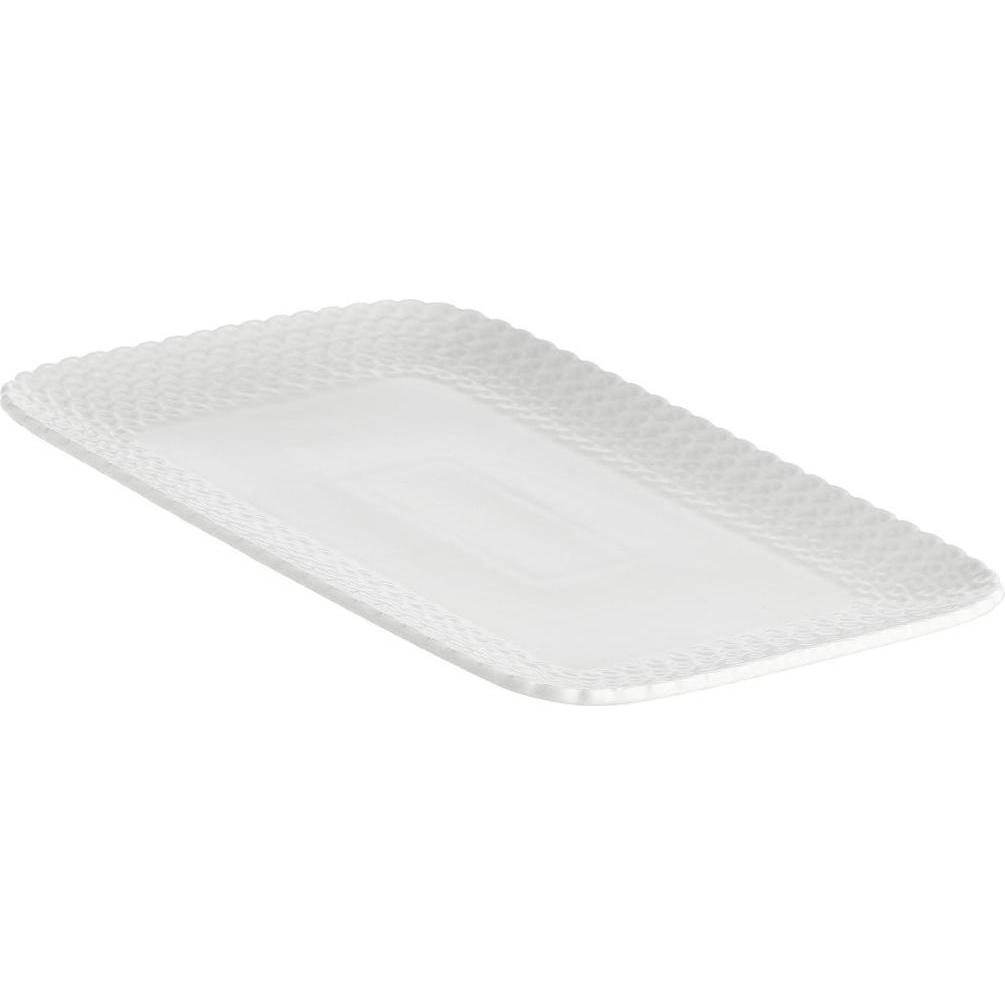 La Porcellana Bianca, Tablett, Momenti Serviertablett - Weiss 35 x 26 cm