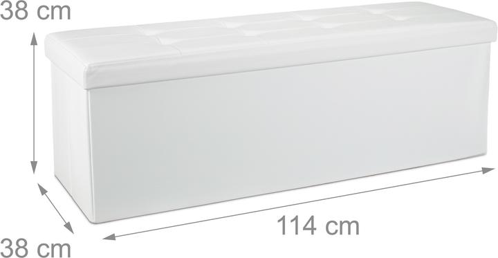 Immagine prodotto Relaxdays Panchina pieghevole (114 cm)
