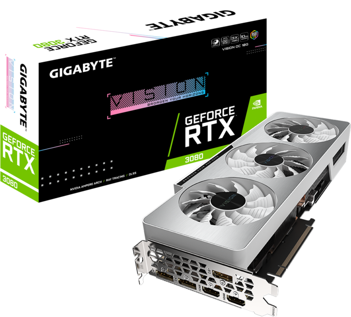 Produktbild Gigabyte GeForce RTX 3080 Vision OC (10 GB)