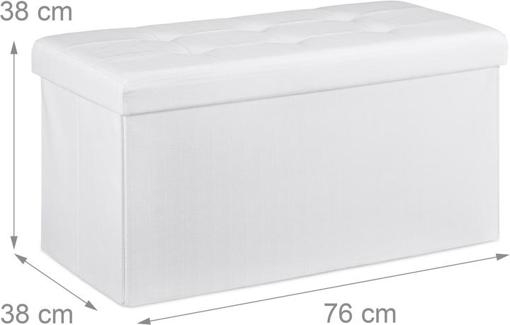 Produktbild Relaxdays Faltbare Sitzbank (114 cm)