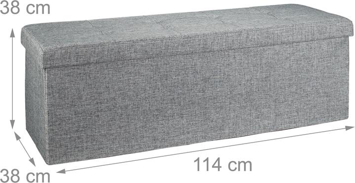 Actual product image Relaxdays Folding Storage Bench (38 cm)