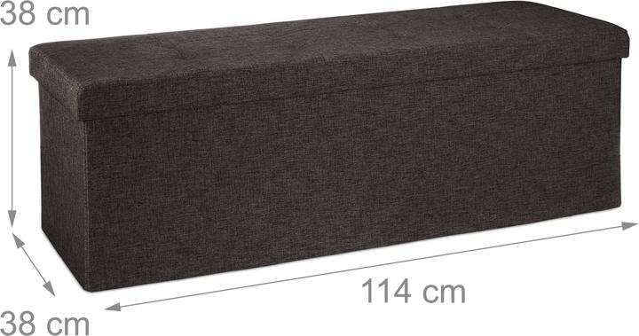 Produktbild Relaxdays Faltbare Sitzbank (114 cm)