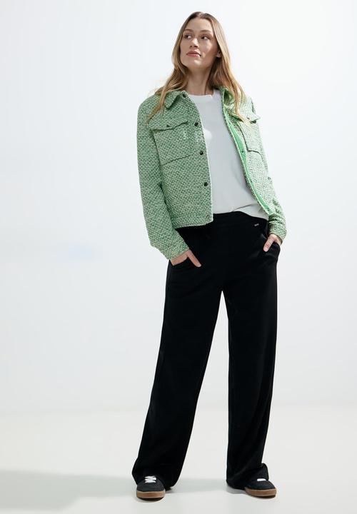 Produktbild Cecil Dames Boucle, celery green, XXL (XXL)