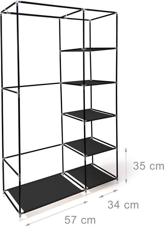 Immagine prodotto Relaxdays armadio pieghevole (107 x 42,5 x 174 cm)