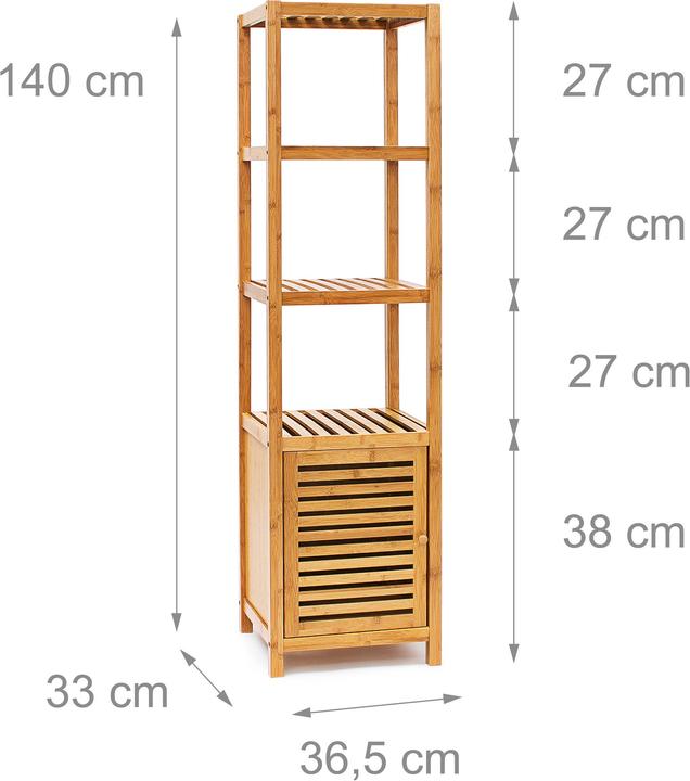 Productafbeelding Relaxdays Bamboe (36,5 x 33 x 140 cm)