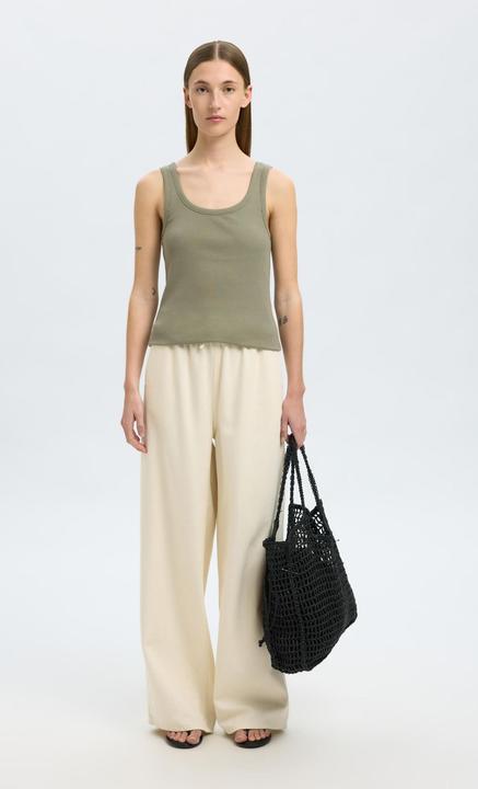 Actual product image Selected Femme Rippmuster Baumwoll Tanktop (XL)