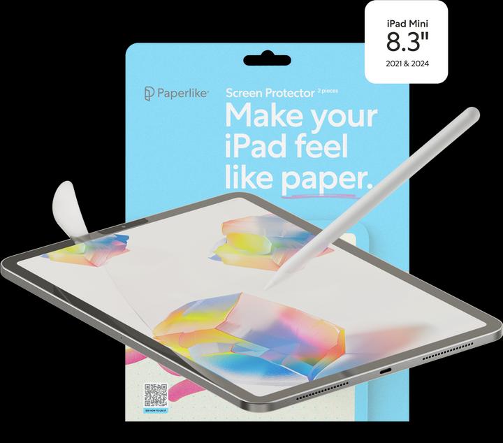 Produktbild Paperlike Screen Protector (2 Stück, IPad mini (2021), Apple iPad mini 4)