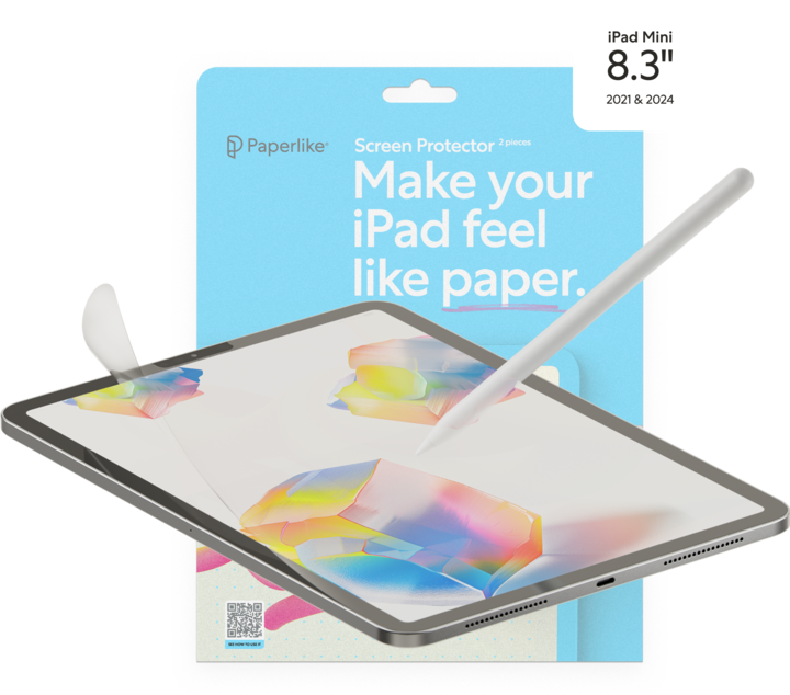 Actual product image Paperlike Screen Protector (2 Piece, IPad mini (2021), Apple iPad mini 4)