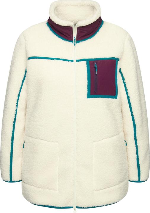 Produktbild Ulla Popken Teddy-Fleecejacke, Stehkragen, 2-Wege-Zipper (56)