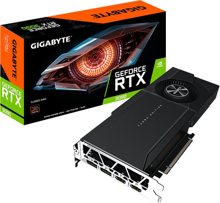 Image du produit Gigabyte GeForce RTX 3090 TURBO 24G (24 Go)