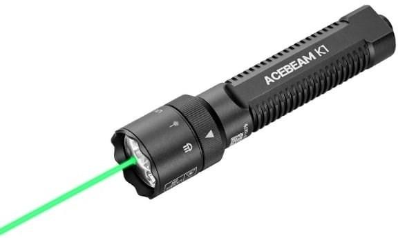 Actual product image AceBeam Taschenlampe K1 Schwarz (11 cm, 1000 lm)