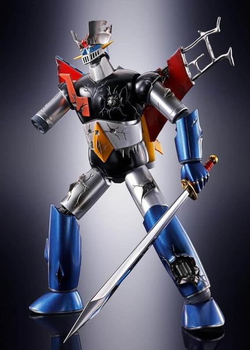 Actual product image Bandai Great Mazinger Z Soul of Chogokin Diecast Actionfigur GX-105D Great Mazinger Z Kakumei Shinka Damage