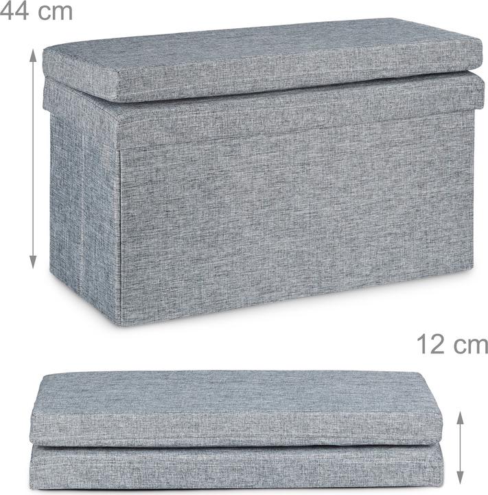 Actual product image Relaxdays Foldable seat stool