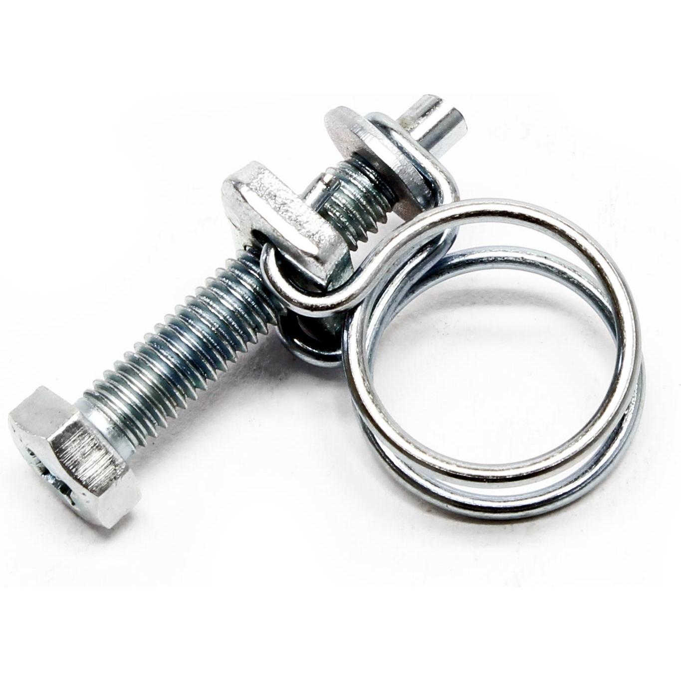 Wiltec, Zubehör Sanitärinstallation, Drahtschlauchschellen Schlauchschellen W1 19-22 mm 1,8 mm M5x30 Spiralschlauch