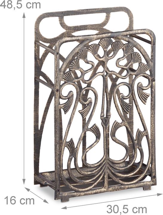 Immagine prodotto Relaxdays Portaombrelli sgocciolatoio (30,5 x 16 x 48,5 cm)