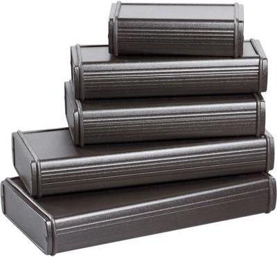 Produktbild Bopla Universal-Gehäuse 100 x 82 x 22 Aluminium Schwarz ABPH 820-100 1 St. (Gehäuse)
